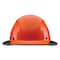 Dax Hard Hats Hard Hat Carbon Fiber Full Brim 50-50 (Orange/Black) HDF50C-19OC - alternate 3